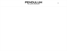 Tablet Screenshot of pendulum.co.th